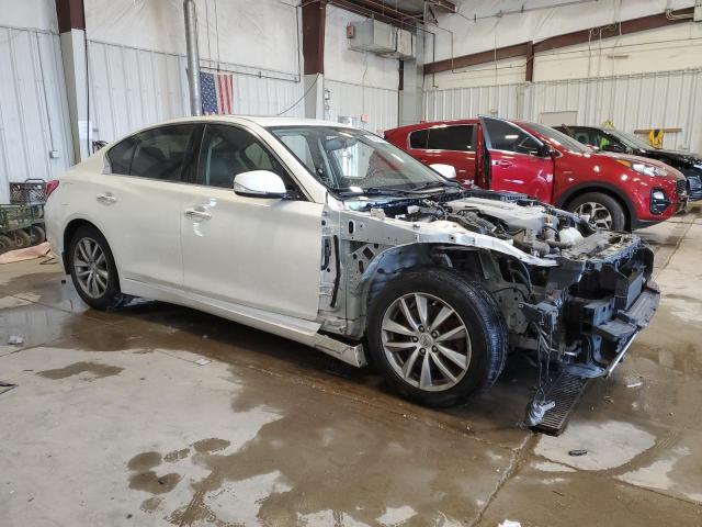 JN1BV7AR7FM420150 - 2015 INFINITI Q50 BASE WHITE photo 4