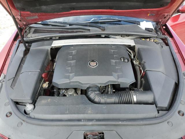 1G6DJ1E30C0134215 - 2012 CADILLAC CTS PERFORMANCE COLLECTION Rojo foto 11
