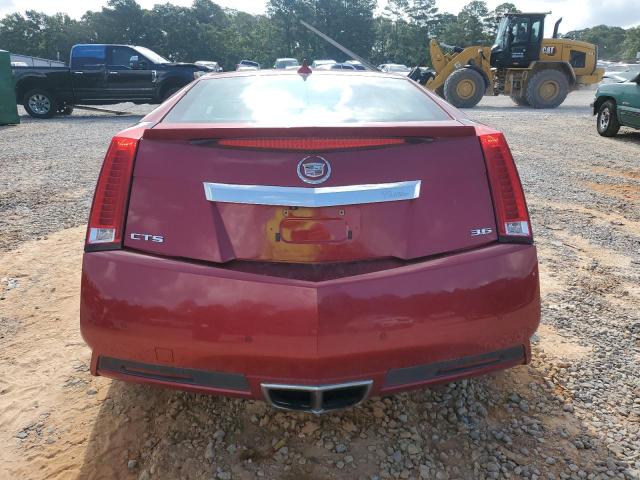 1G6DJ1E30C0134215 - 2012 CADILLAC CTS PERFORMANCE COLLECTION Rojo foto 6