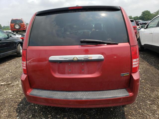 2A8HR44H38R761793 - 2008 CHRYSLER TOWN & COU LX RED photo 6