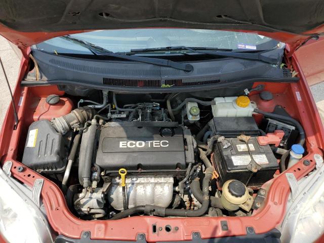 KL1TD5DE7BB127640 - 2011 CHEVROLET AVEO LS Qırmızı foto 11