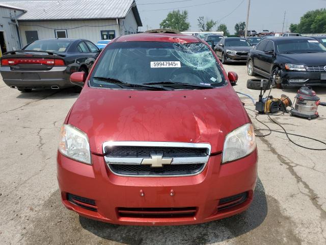 KL1TD5DE7BB127640 - 2011 CHEVROLET AVEO LS Qırmızı foto 5