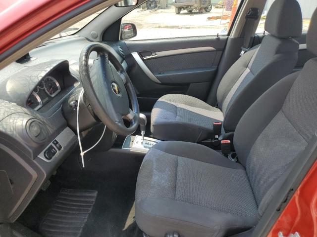 KL1TD5DE7BB127640 - 2011 CHEVROLET AVEO LS Qırmızı foto 7