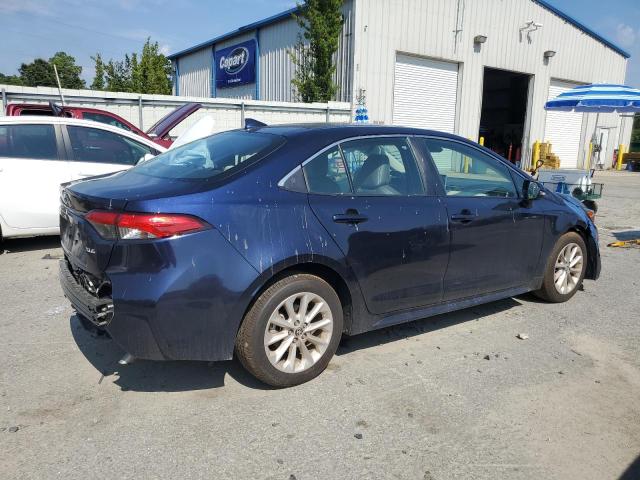 5YFFPMAE7NP367482 - 2022 TOYOTA COROLLA XLE BLUE photo 3