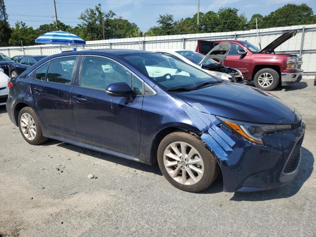 5YFFPMAE7NP367482 - 2022 TOYOTA COROLLA XLE BLUE photo 4