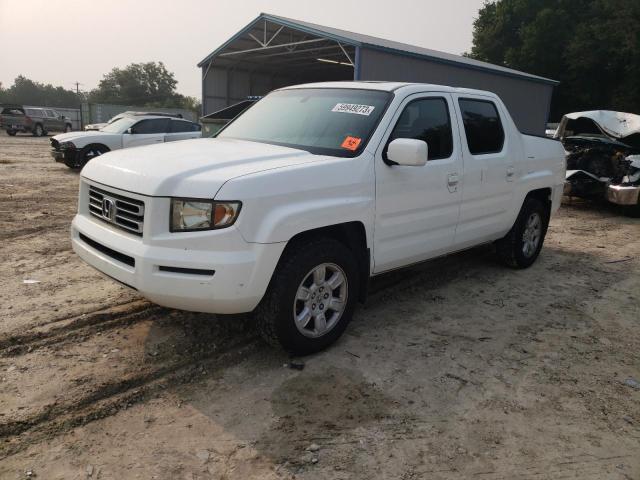 2HJYK16507H549494 - 2007 HONDA RIDGELINE RTL WHITE photo 1