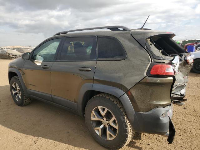 1C4PJMBS9FW545296 - 2015 JEEP CHEROKEE TRAILHAWK GREEN photo 2