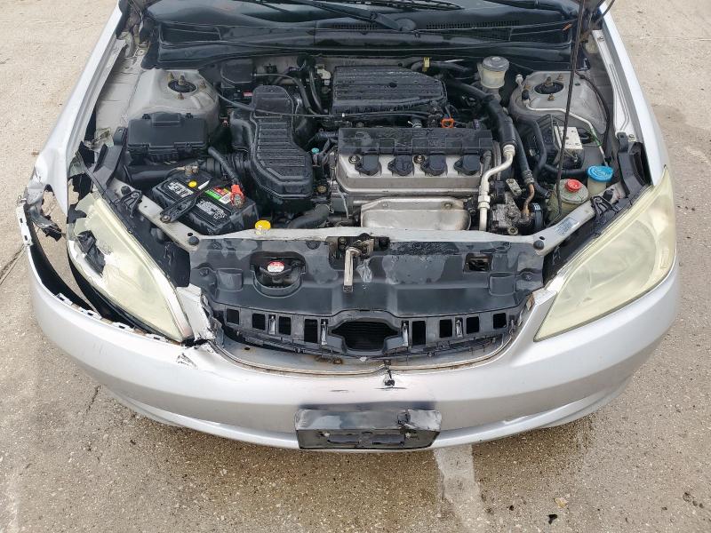 2HGES26734H621896 - 2004 HONDA CIVIC EX SILVER photo 11
