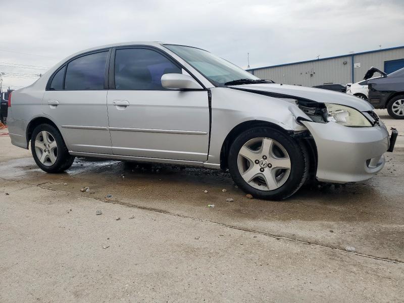 2HGES26734H621896 - 2004 HONDA CIVIC EX SILVER photo 4