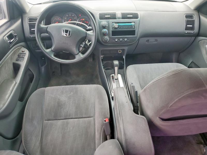 2HGES26734H621896 - 2004 HONDA CIVIC EX SILVER photo 8
