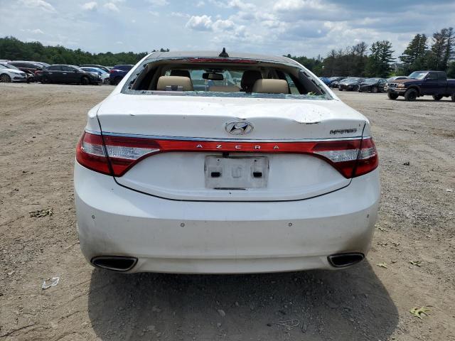 KMHFH4JG5EA340988 - 2014 HYUNDAI AZERA GLS WHITE photo 6