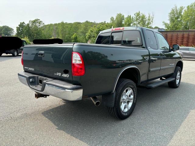 5TBBT44176S481471 - 2006 TOYOTA TUNDRA ACCESS CAB SR5 GREEN photo 4