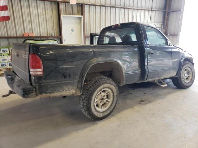 1B7GG26N9YS701502 - 2000 DODGE DAKOTA BLACK photo 3