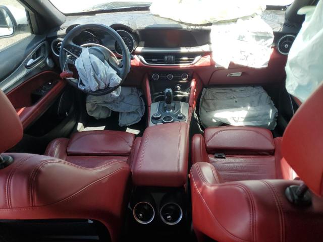 ZASPAKBN5K7C30246 - 2019 ALFA ROMEO STELVIO TI WHITE photo 8
