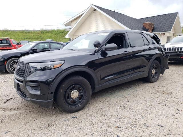 1FM5K8AB6MGC25837 - 2021 FORD EXPLORER POLICE INTERCEPTOR BLACK photo 1