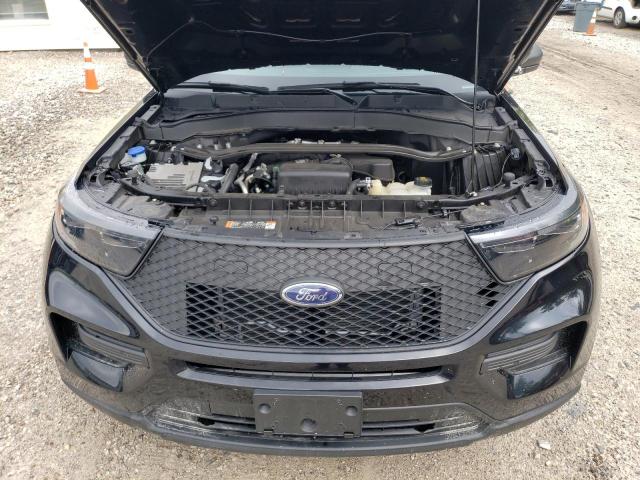 1FM5K8AB6MGC25837 - 2021 FORD EXPLORER POLICE INTERCEPTOR BLACK photo 11
