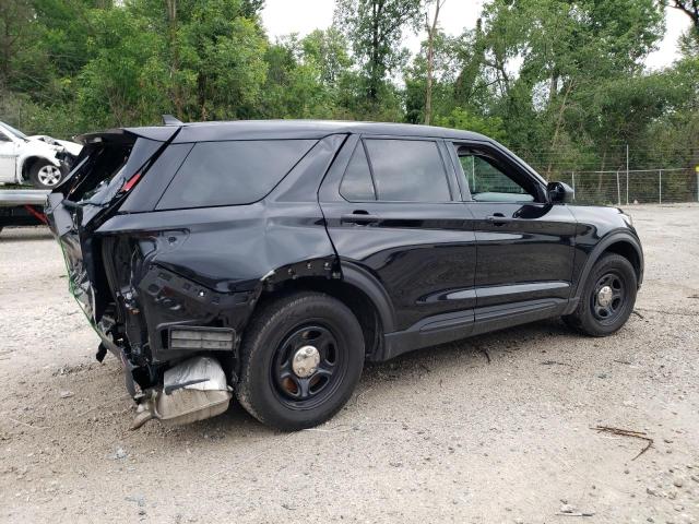 1FM5K8AB6MGC25837 - 2021 FORD EXPLORER POLICE INTERCEPTOR BLACK photo 3