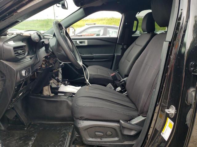 1FM5K8AB6MGC25837 - 2021 FORD EXPLORER POLICE INTERCEPTOR BLACK photo 7