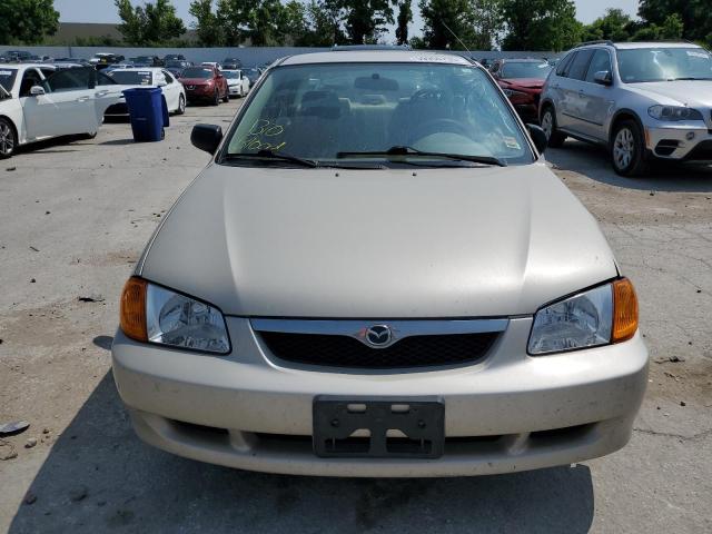 JM1BJ2225Y0249762 - 2000 MAZDA PROTEGE DX BEIGE photo 5