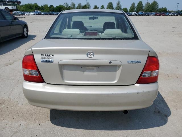 JM1BJ2225Y0249762 - 2000 MAZDA PROTEGE DX BEIGE photo 6
