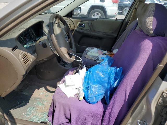 JM1BJ2225Y0249762 - 2000 MAZDA PROTEGE DX BEIGE photo 7