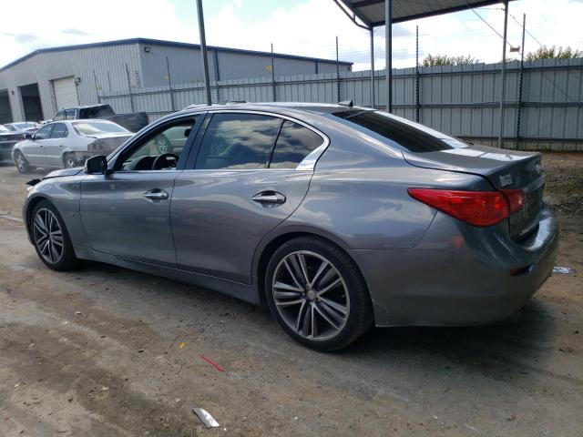 JN1BV7AP4FM336396 - 2015 INFINITI Q50 BASE GRAY photo 2