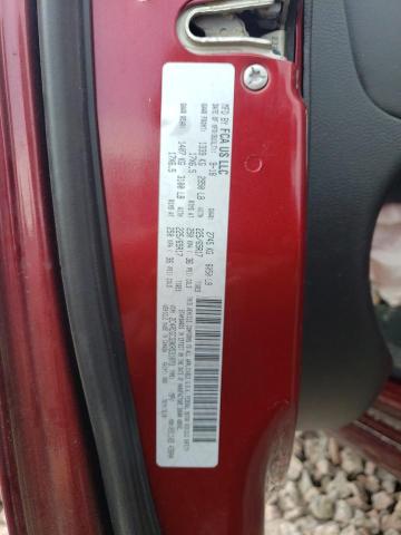 2C4RDGCG9KR531073 - 2019 DODGE GRAND CARA SXT RED photo 13