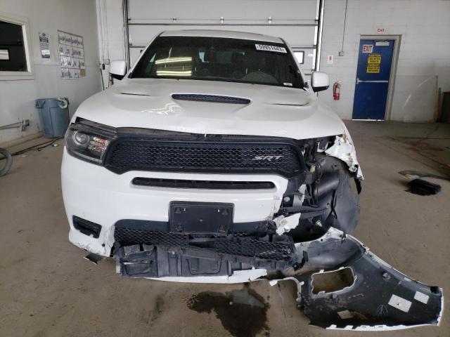 1C4SDJGJ3KC605925 - 2019 DODGE DURANGO SRT WHITE photo 5