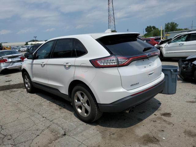 2FMTK3G95FBB64232 - 2015 FORD EDGE SE WHITE photo 2