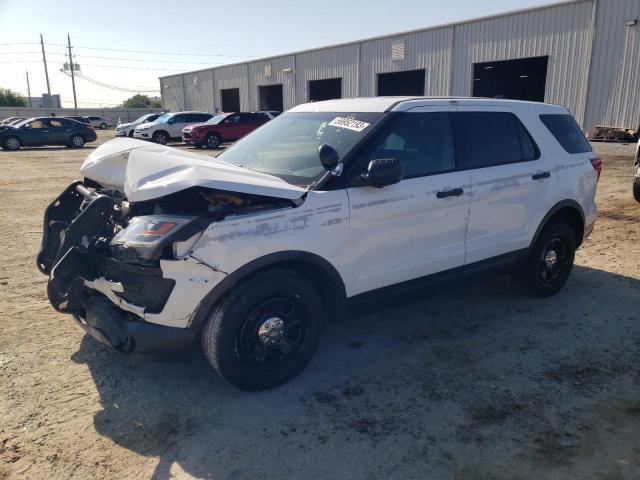 1FM5K8ARXJGB92298 - 2018 FORD EXPLORER POLICE INTERCEPTOR WHITE photo 1