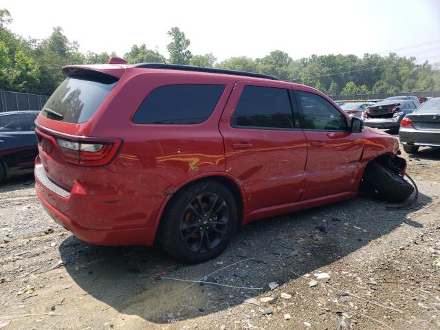 1C4RDJDG4NC100813 - 2022 DODGE DURANGO GT RED photo 3