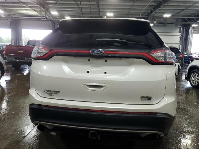 2FMTK4J99FBC03855 - 2015 FORD EDGE SEL WHITE photo 6