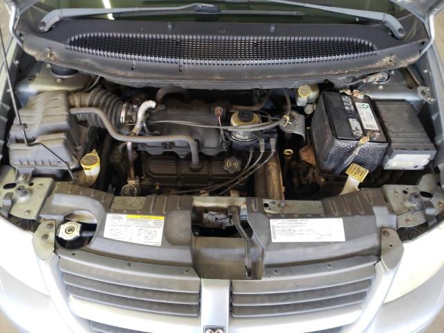 1D4GP45R55B325234 - 2005 DODGE CARAVAN SXT BLUE photo 11