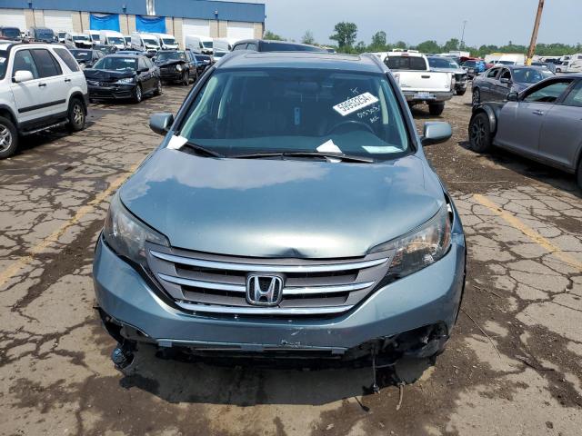 5J6RM4H71CL015303 - 2012 HONDA CR-V EXL BLUE photo 5