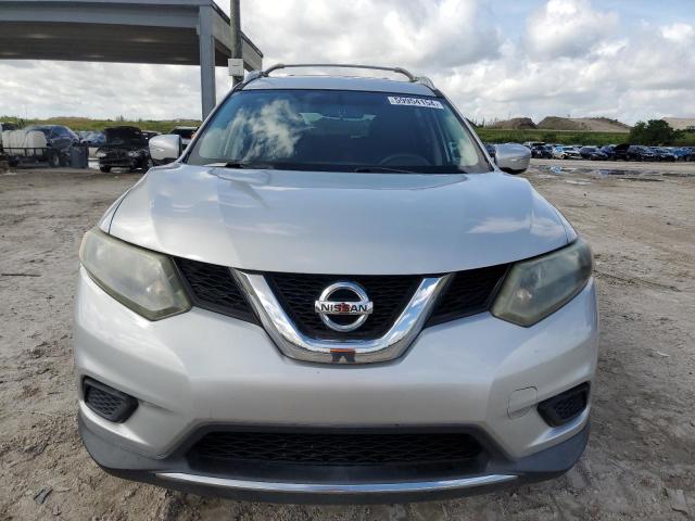 5N1AT2MT0EC846156 - 2014 NISSAN ROGUE S SILVER photo 5