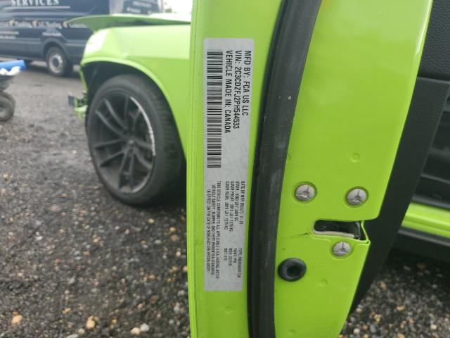 2C3CDZFJ2PH544533 - 2023 DODGE CHALLENGER R/T SCAT PACK GREEN photo 12