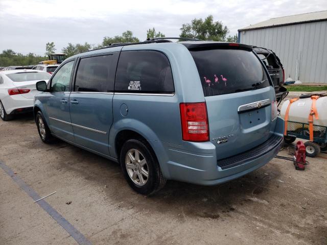 2A4RR5D12AR361261 - 2010 CHRYSLER TOWN & CNT TOURING BLUE photo 2