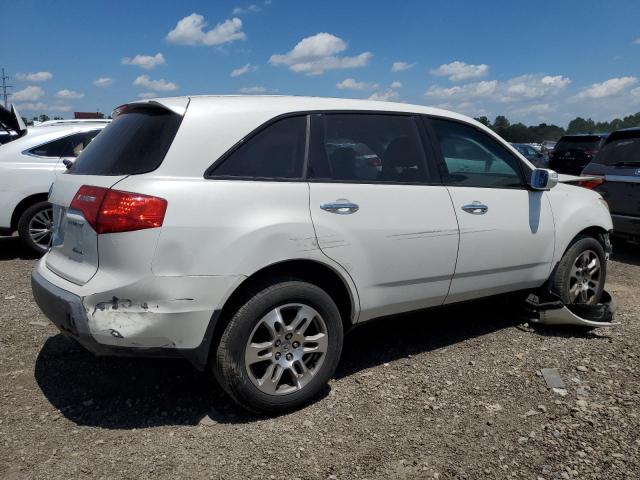 2HNYD28289H524931 - 2009 ACURA MDX WHITE photo 3