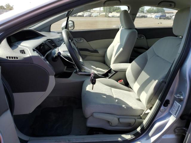 2HGFB2F51CH589001 - 2012 HONDA CIVIC LX SILVER photo 7