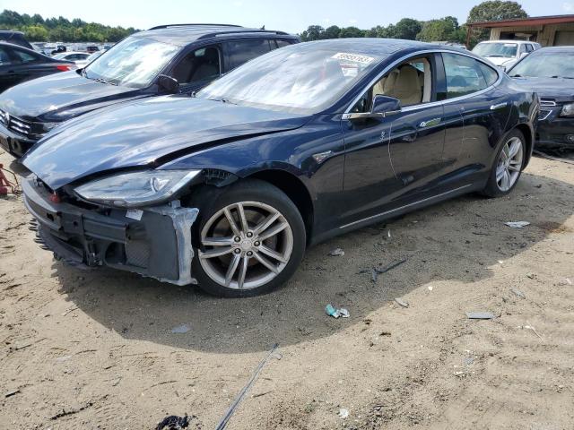 5YJSA1H18EFP46763 - 2014 TESLA MODEL S Mavi foto 1