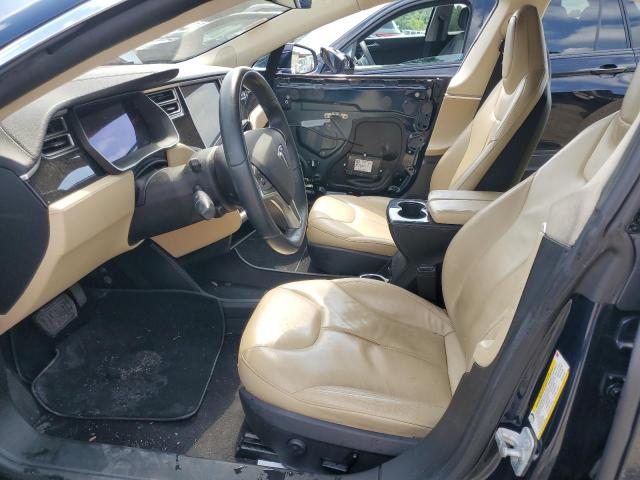 5YJSA1H18EFP46763 - 2014 TESLA MODEL S Mavi foto 7