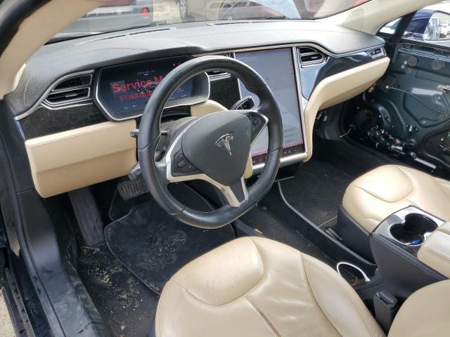 5YJSA1H18EFP46763 - 2014 TESLA MODEL S Mavi foto 8