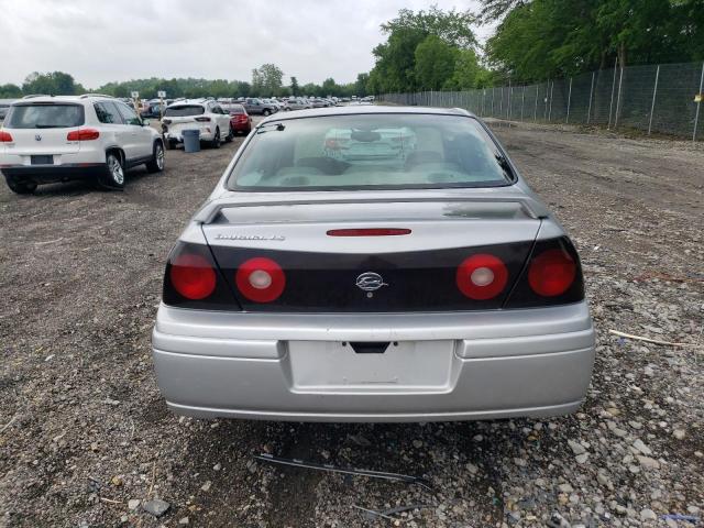 2G1WH52K749338272 - 2004 CHEVROLET IMPALA LS SILVER photo 6