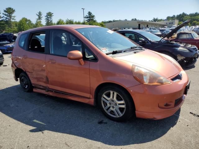 JHMGD38697S030009 - 2007 HONDA FIT S 橙色 照片 4