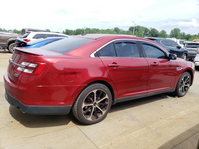 1FAHP2E80EG153006 - 2014 FORD TAURUS SEL RED photo 3