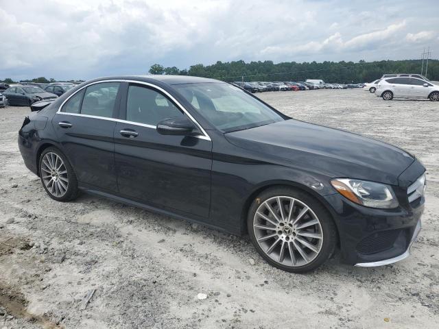 WDDWF4JB2HR308171 - 2017 MERCEDES-BENZ C 300 黑色 照片 4