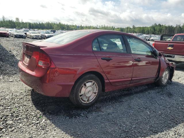 2HGFA16468H000441 - 2008 HONDA CIVIC DX-G BURGUNDY photo 3