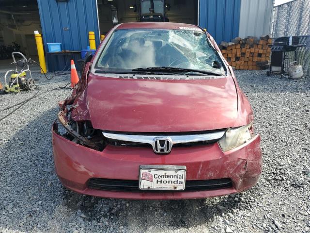 2HGFA16468H000441 - 2008 HONDA CIVIC DX-G BURGUNDY photo 5