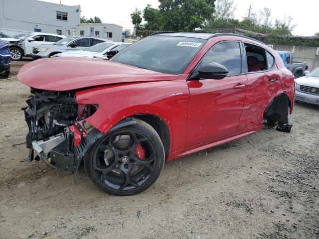 ZASPAKBN8N7D28563 - 2022 ALFA ROMEO STELVIO TI RED photo 1
