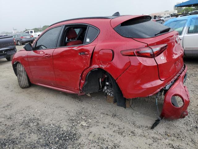 ZASPAKBN8N7D28563 - 2022 ALFA ROMEO STELVIO TI RED photo 2
